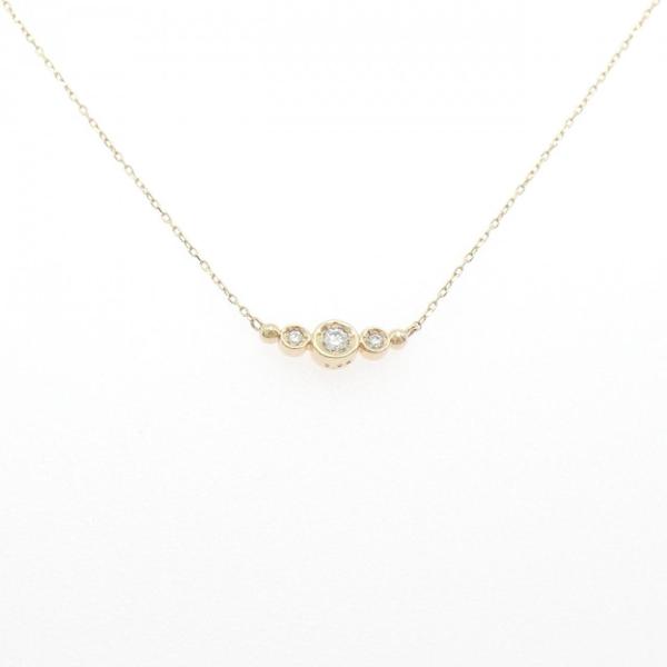 K10YG ダイヤモンド ネックレス 0.05CT