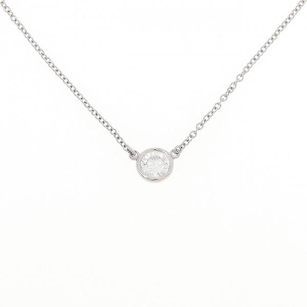 ティファニー バイザヤード ネックレス 0.34CT F VS2 3EXT