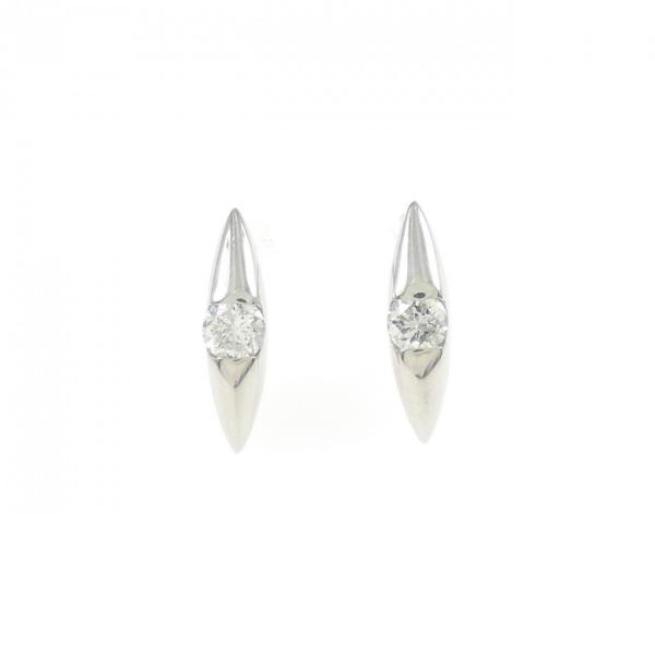 PT900 ダイヤモンド ピアス 0.20CT