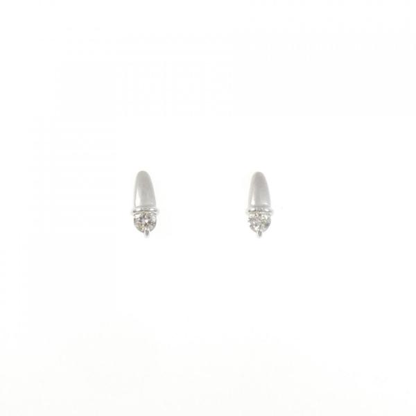 PT900 ダイヤモンド ピアス 0.20CT