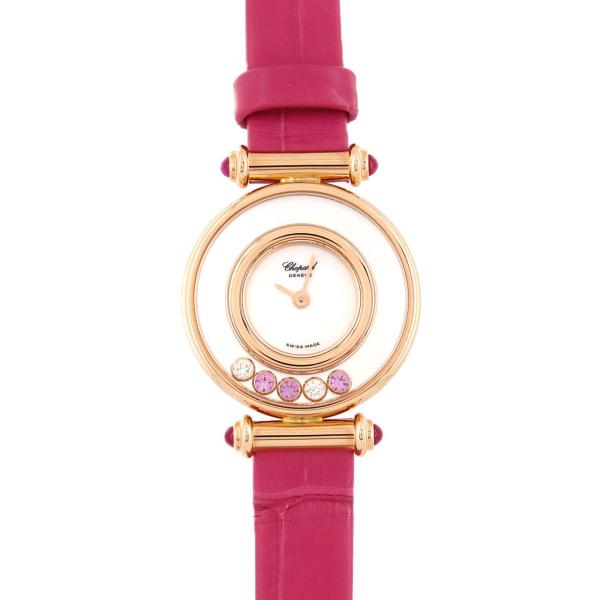 ショパール ハッピーダイヤモンド PG・2P&amp;3PS 204780-5006 PG・RG クォーツ