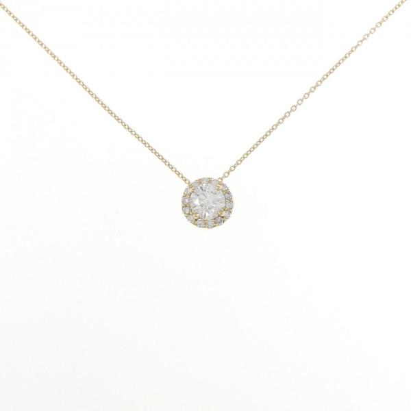 【リメイク】K18YG ダイヤモンド ネックレス 0.533CT G VS1 EXT