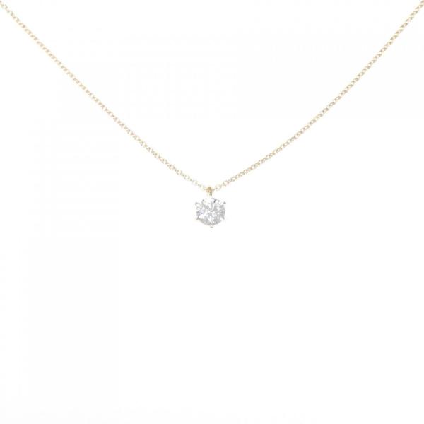 【リメイク】K18YG ダイヤモンド ネックレス 0.310CT G SI1 EXT H&amp;C