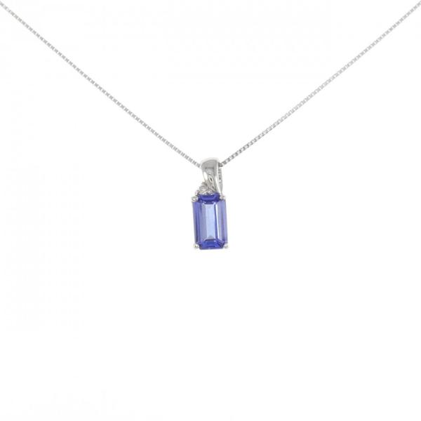 【リメイク】PT タンザナイト ネックレス 0.85CT
