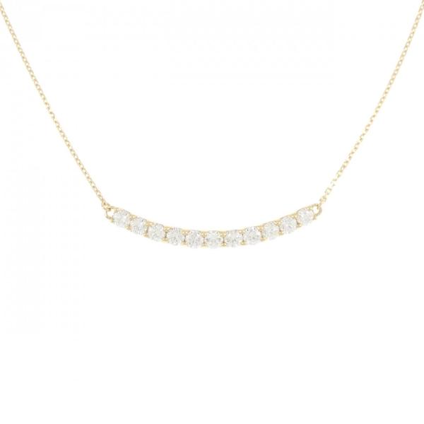 【新品】K18YG ダイヤモンド ネックレス 1.000CT E-F VS1-SI1 EXT-VG