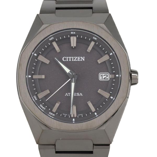 【新品】シチズン アテッサ 電波時計 H128-00CWT02/CB3045-61E TI ソーラー...
