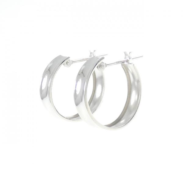 【新品】K18WG フープ ピアス