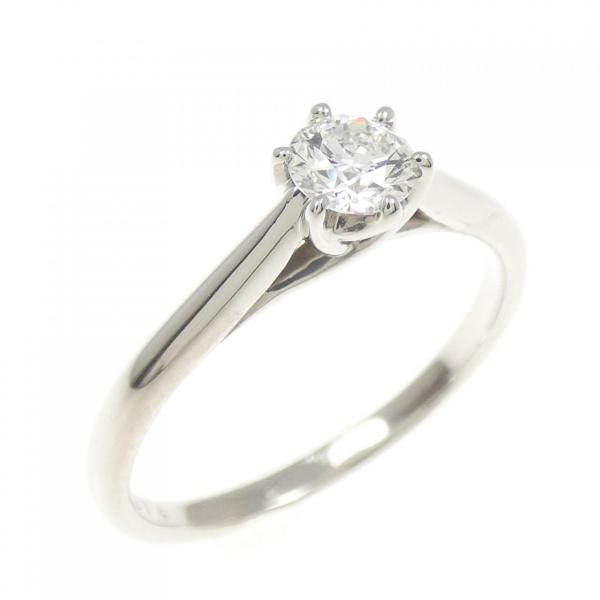 PT950 ダイヤモンド リング 0.274CT G VS2 EXT H&amp;C