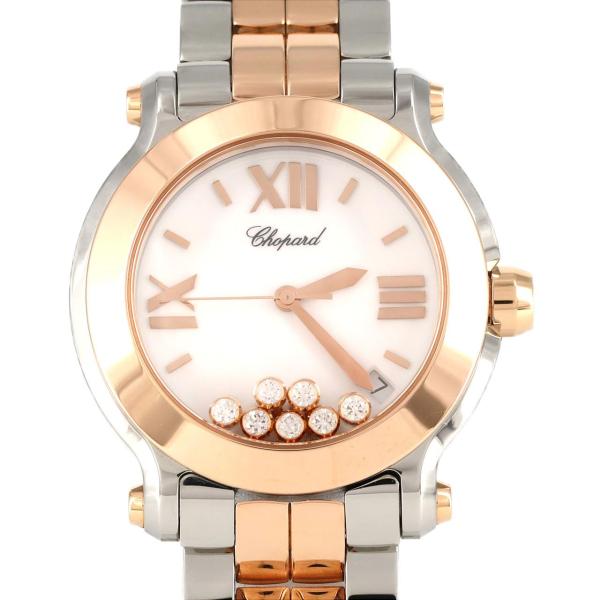 【新品】ショパール ハッピースポーツ RGコンビ・7P 278488-9001 SSxPG クォーツ