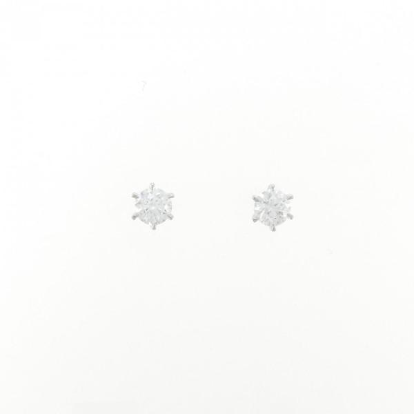 【リメイク】PT900/ST ダイヤモンド ピアス 0.309CT 0.320CT D IF 3EX...