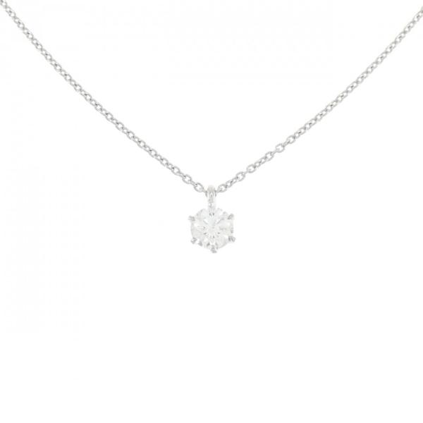 【リメイク】PT900/PT850 ダイヤモンド ネックレス 0.261CT F SI1 EXT H...