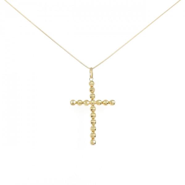 K18YG クロス ネックレス