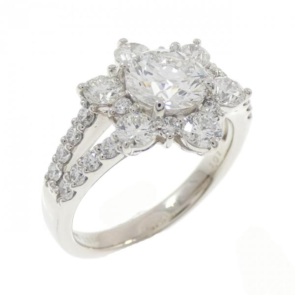 【リメイク】PT900 ダイヤモンド リング 1.014CT F VS2 3EXT H＆C