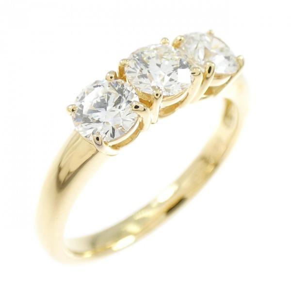 【リメイク】K18YG ダイヤモンド リング 0.933CT G SI1 3EXT-EXT