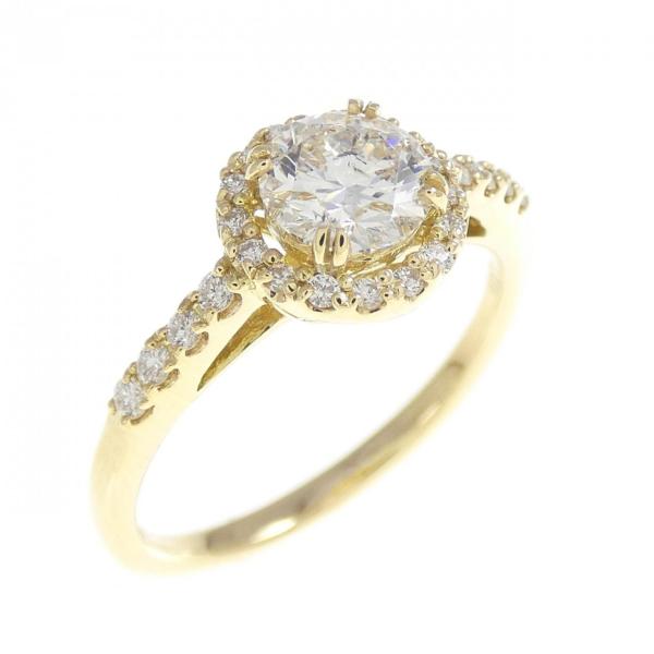 【リメイク】K18YG ダイヤモンド リング 0.563CT G SI2 EXT