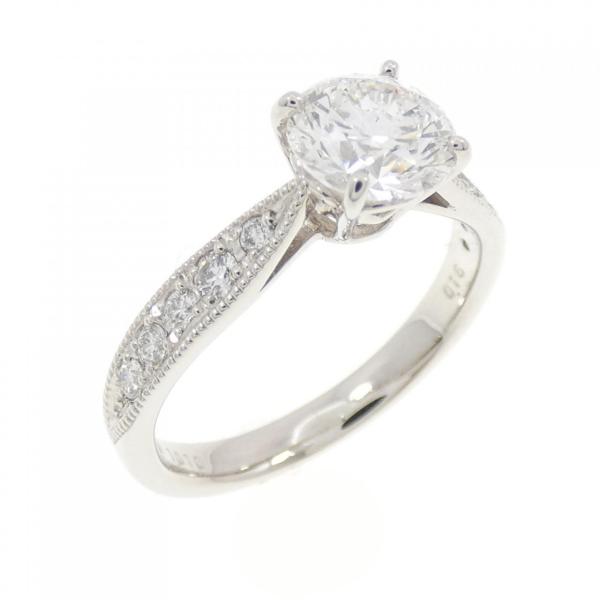 【リメイク】PT900 ダイヤモンド リング 1.010CT E SI2 3EXT