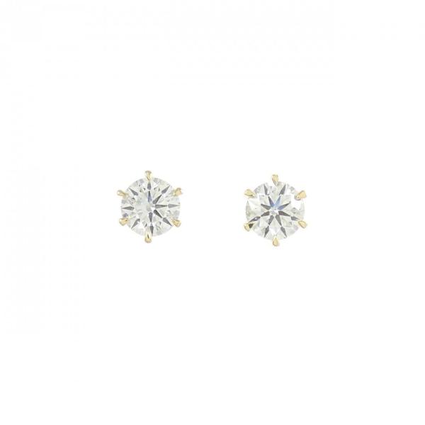 【リメイク】K18YG/ST ダイヤモンド ピアス 0.276CT 0.282CT G VS1-2 ...