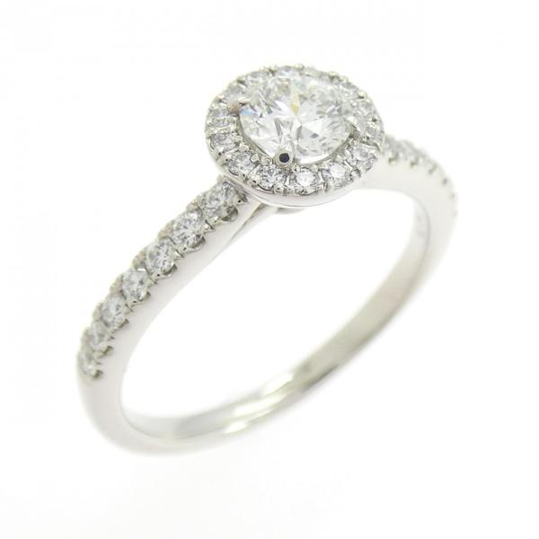 PT950 ダイヤモンド リング 0.347CT G VS1 EXT H&amp;C