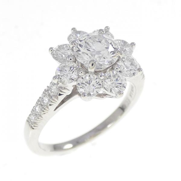 ハリーウィンストン サンフラワー スモール リング 0.72CT E VS1 3EXT