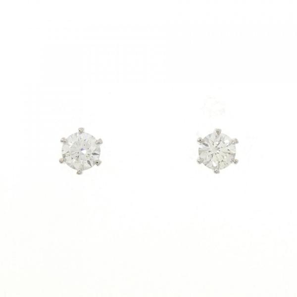 【リメイク】PT900/ST ダイヤモンド ピアス 0.226CT 0.241CT G SI1 3E...