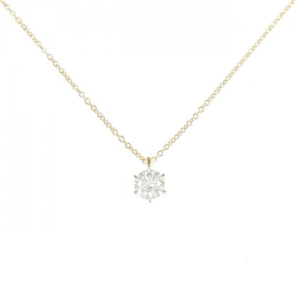 【リメイク】K18YG ダイヤモンド ネックレス 0.302CT F SI1 3EXT H&amp;C