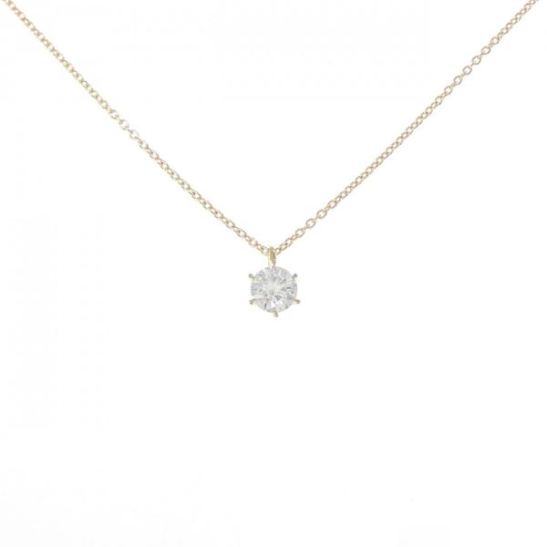 【リメイク】K18YG ダイヤモンド ネックレス 0.307CT H SI1 EXT H＆C