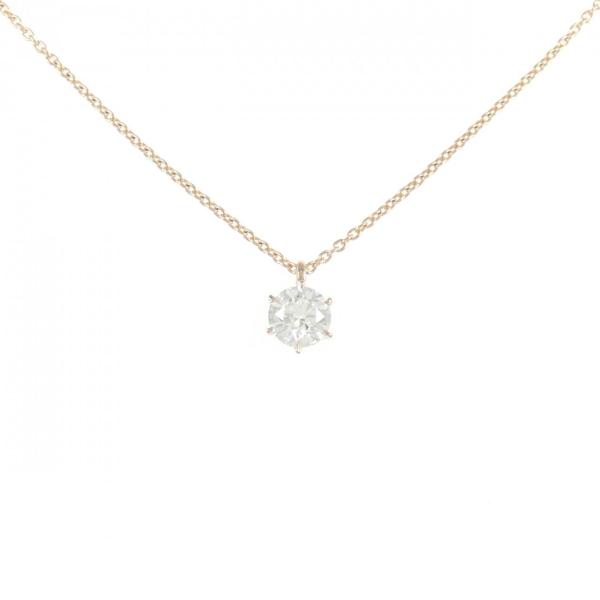【リメイク】K18PG ダイヤモンド ネックレス 0.339CT H SI1 3EXT H&amp;C
