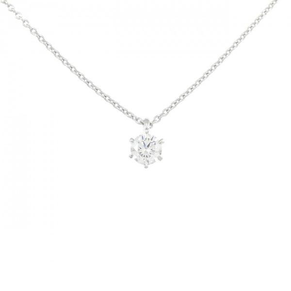 【リメイク】PT900/PT850 ダイヤモンド ネックレス 0.207CT F IF 3EXT H...