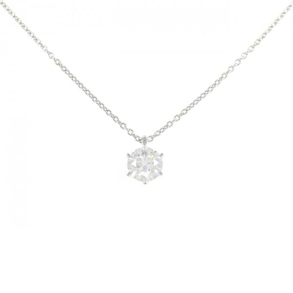 【リメイク】PT900/PT850 ダイヤモンド ネックレス 0.649CT D VS1 EXT H...