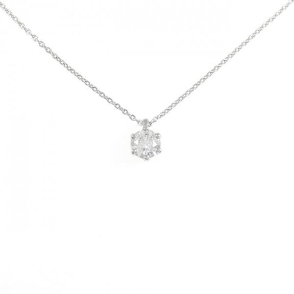 【リメイク】PT900/PT850 ダイヤモンド ネックレス 0.420CT D SI1 EXT