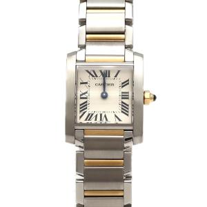 カルティエ タンクフランセーズSM コンビ W51007Q4 SSxYG クォーツ