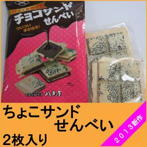 南部せんべい チョコサンド ２個入 （常温品）　【お取り寄せ　月曜日１６００までのご注文で木曜日出荷】
