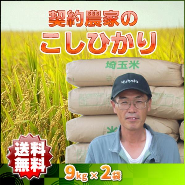 米 こしひかり 埼玉県 令和5年 白米 玄米 18kg  地域限定 送料無料