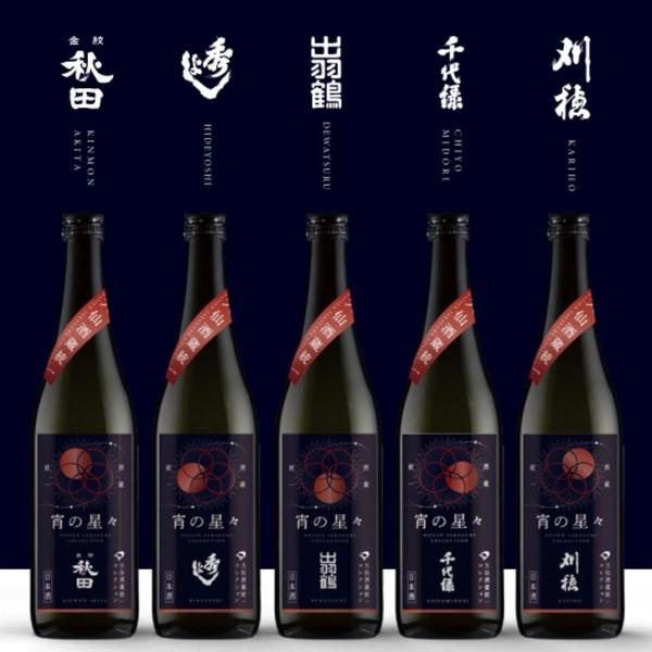【送料支援】【限定酒】大仙酒蔵統一コレクション 宵の星々 5本セット