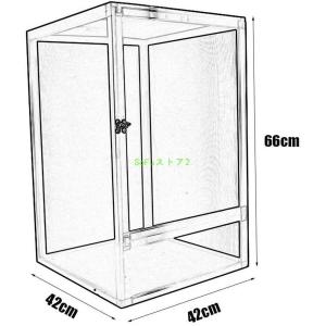 爬虫類 カメレオン ケージ、ペットハウスの無脊...の詳細画像3