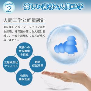 耳栓 睡眠 遮音 高性能 シリコン いびき 子...の詳細画像3