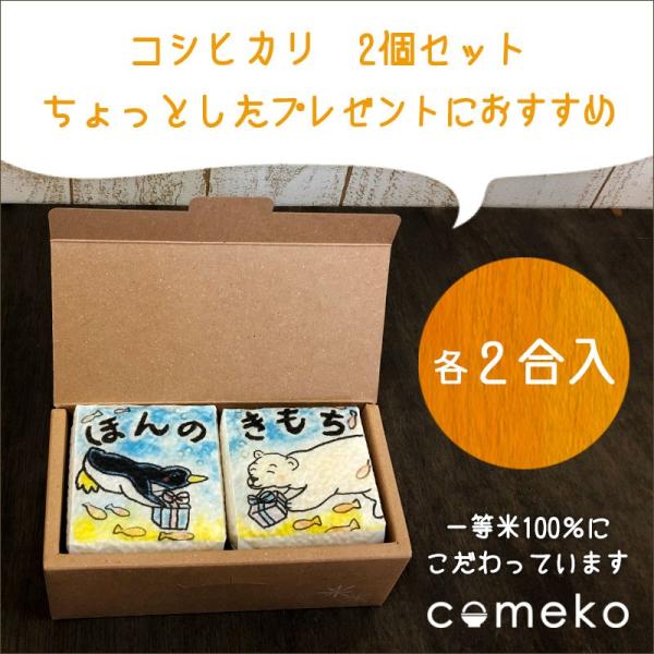米ギフト ほんの気持ち　2個セット　プレゼント　お礼　御礼　お祝い　お返し