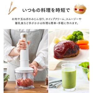 ミキサー ハンドブレンダー ブレンダー フード...の詳細画像1