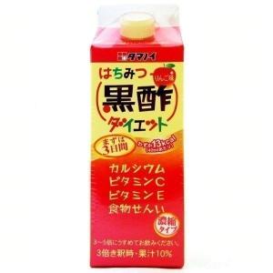 タマノイ はちみつ黒酢ダイエット濃縮タイプ 500ml 12本 お酢 健康 酢 ダイエット はちみつ 黒酢 タマノイ酢 ビネガードリンク (D)