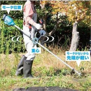 マキタ 充電式草刈機 バッテリ2個付 18V ...の詳細画像2