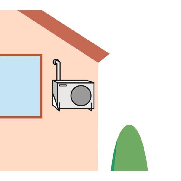 エアコン工事費　Ａ−２　２階（〜５．４ｋＷまで）　壁面設置型