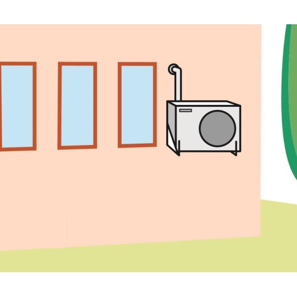 エアコン工事費　Ａ−２　１階（〜５．４ｋＷまで）　壁面設置型
