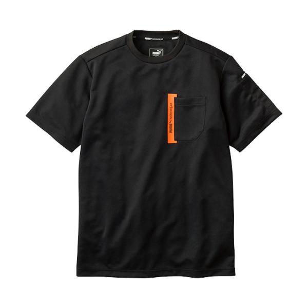 ＰＵＭＡ　半袖Ｔシャツ　ＰＷ−３０２３Ｎ　ブラック　Ｓ　ＰＷ−３０１４Ｎ