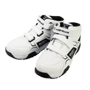 AIR WALK 作業靴 樹脂先芯入 ベルトライン ホワイト 28.0cm 取寄品