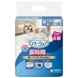 ユニ・チャーム　マナーウェア　高齢犬用紙オムツ　Ｍサイズ　２８枚｜komeri