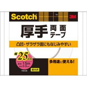 ３Ｍ　スコッチ　厚手両面テープ　２５ｍｍ　ＰＡＤ−２５