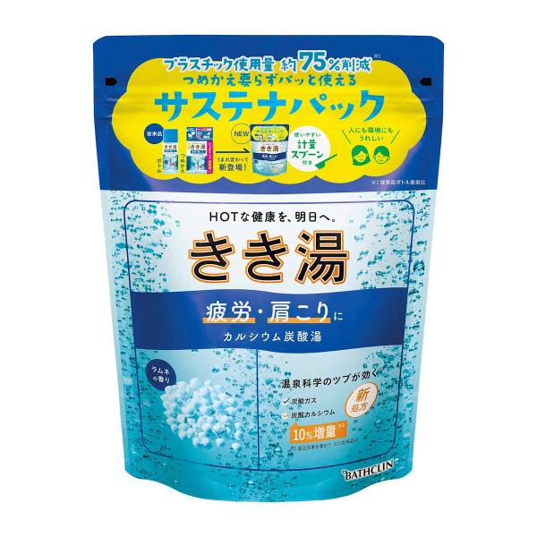 バスクリン　きき湯　カルシウム炭酸湯　ラムネの香り　３６０ｇ