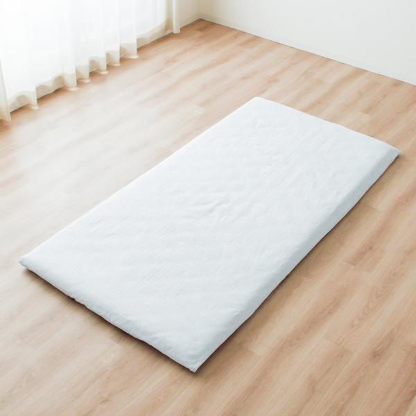 フラットシーツ　１８０×２７０ｃｍ　ダブル　ジャガード織り　ホワイト