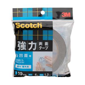 ３Ｍ　強力両面テープ凹凸面用　屋内・屋外用　ＳＫＨ‐１９Ｒ｜komeri