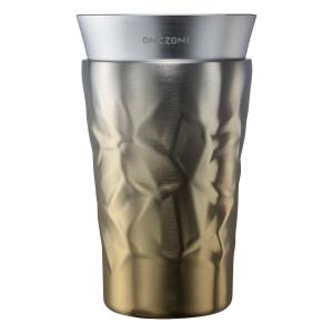 ドウシシャ ON℃ZONE氷極タンブラー 540ml ゴールド OZHK540GD